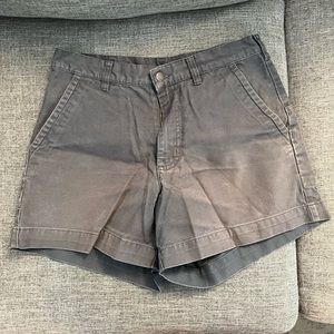 Patagonia Men’s 32 Gray Canvas Stand Up Shorts (6” Inseam)